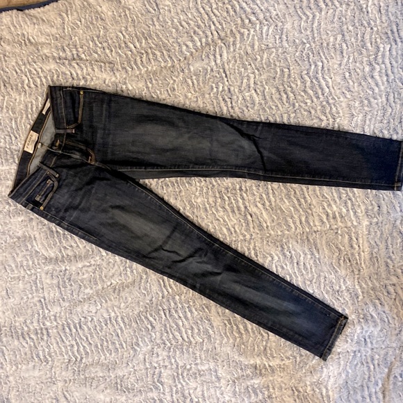 Frame Le skinny de Jeanne sz 26 rusty blue ankle jeans GUC- classic - Picture 4 of 13